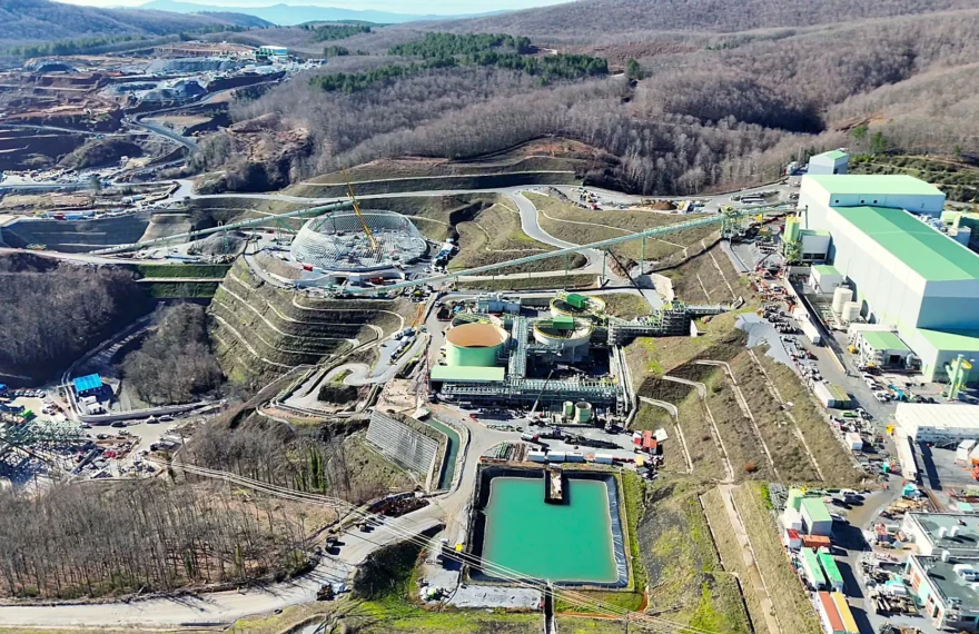 Process Plant area West side view