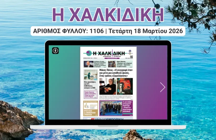 Η ΧΑΛΚΙΔΙΚΗ COVER