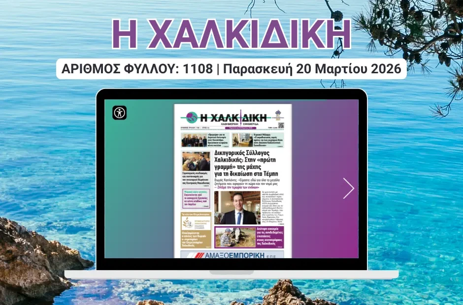 Η ΧΑΛΚΙΔΙΚΗ COVER