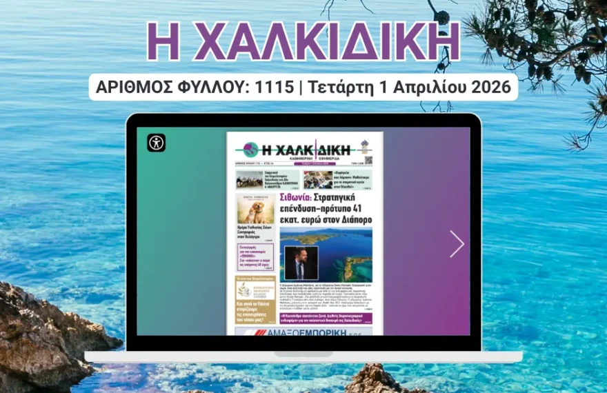 Η ΧΑΛΚΙΔΙΚΗ COVER